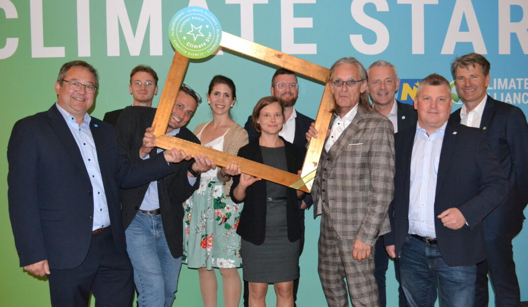 Überreichung des Climate Star Preises