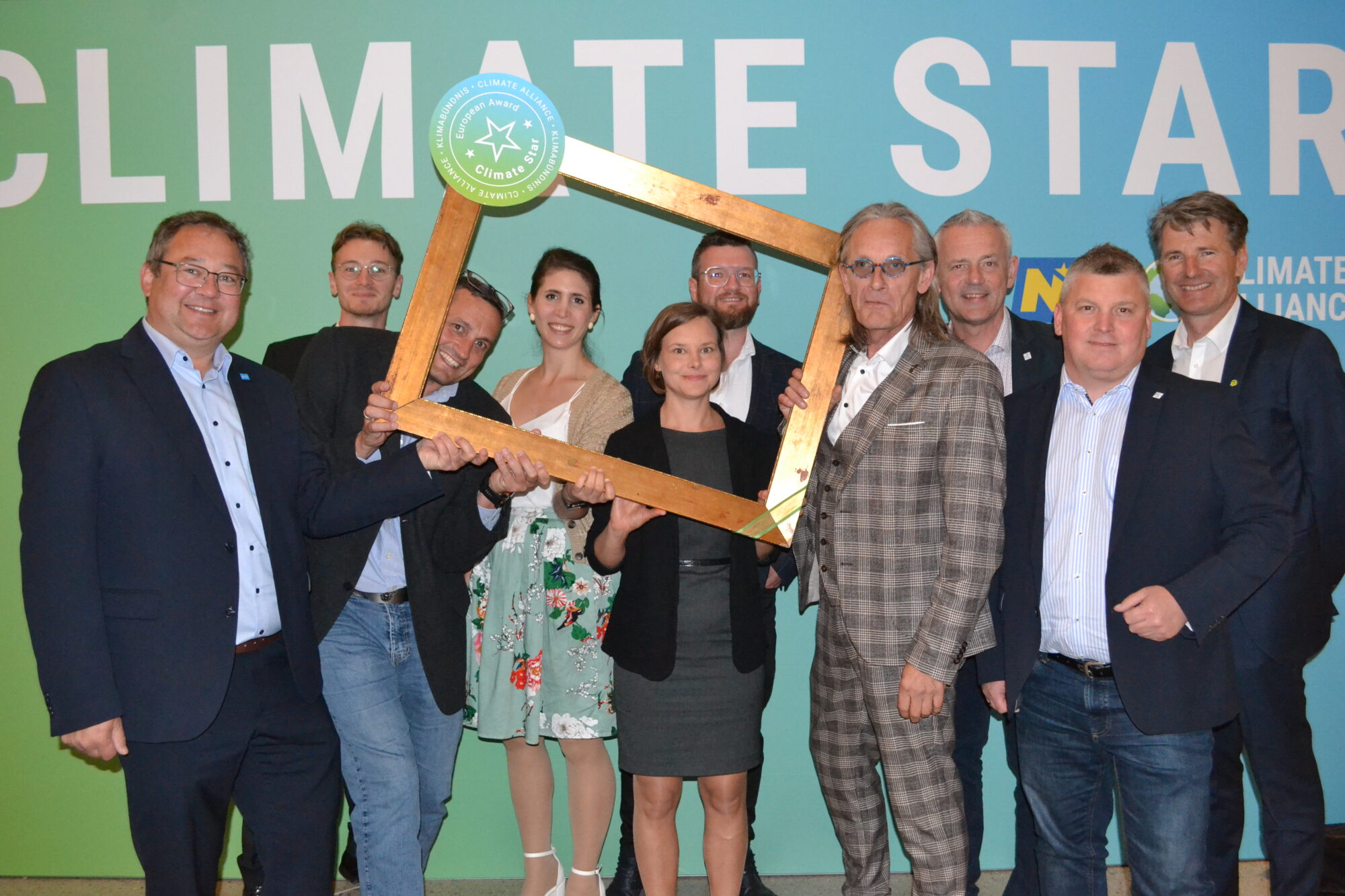 Überreichung des Climate Star Preises